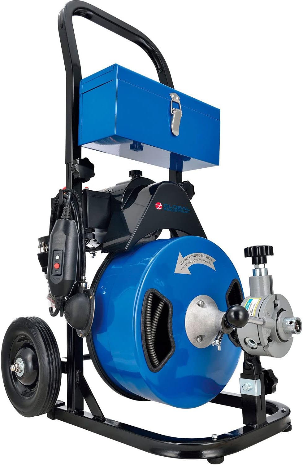 Global Industrial Autofeed Drain Cleaner Machine For 2-4