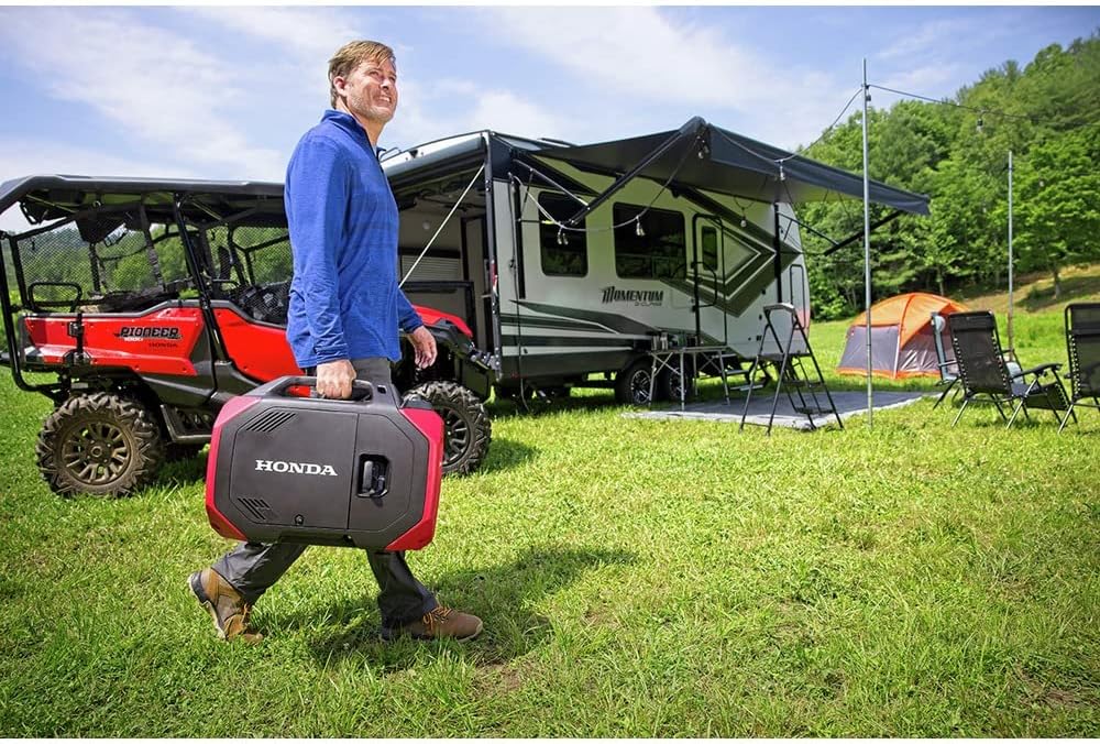 Honda 668890 EU3200IAN 3200 Watt Bluetooth Portable Inverter Generator with CO-MINDER-50-State