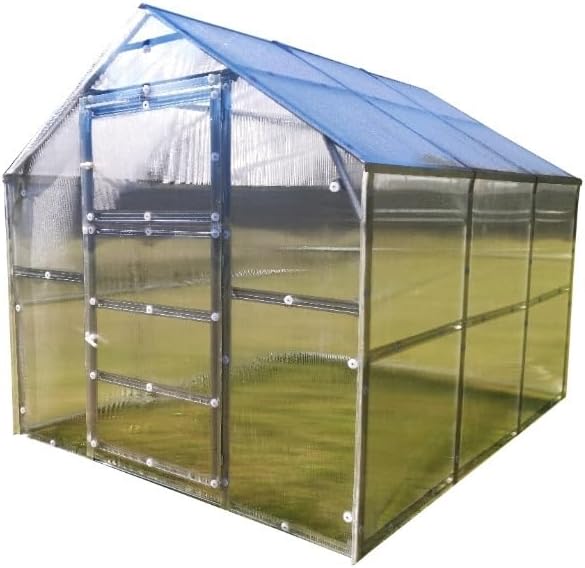 Small Greenhouse For Outdoors - Walk In Greenhouse Kit - Greenhouse 7.7x13 - Durable Backyard Greenhouse, Easy Assembly & Heavy Snow Load Greenhouse Polycarbonate - Invest In Your Dream Garden