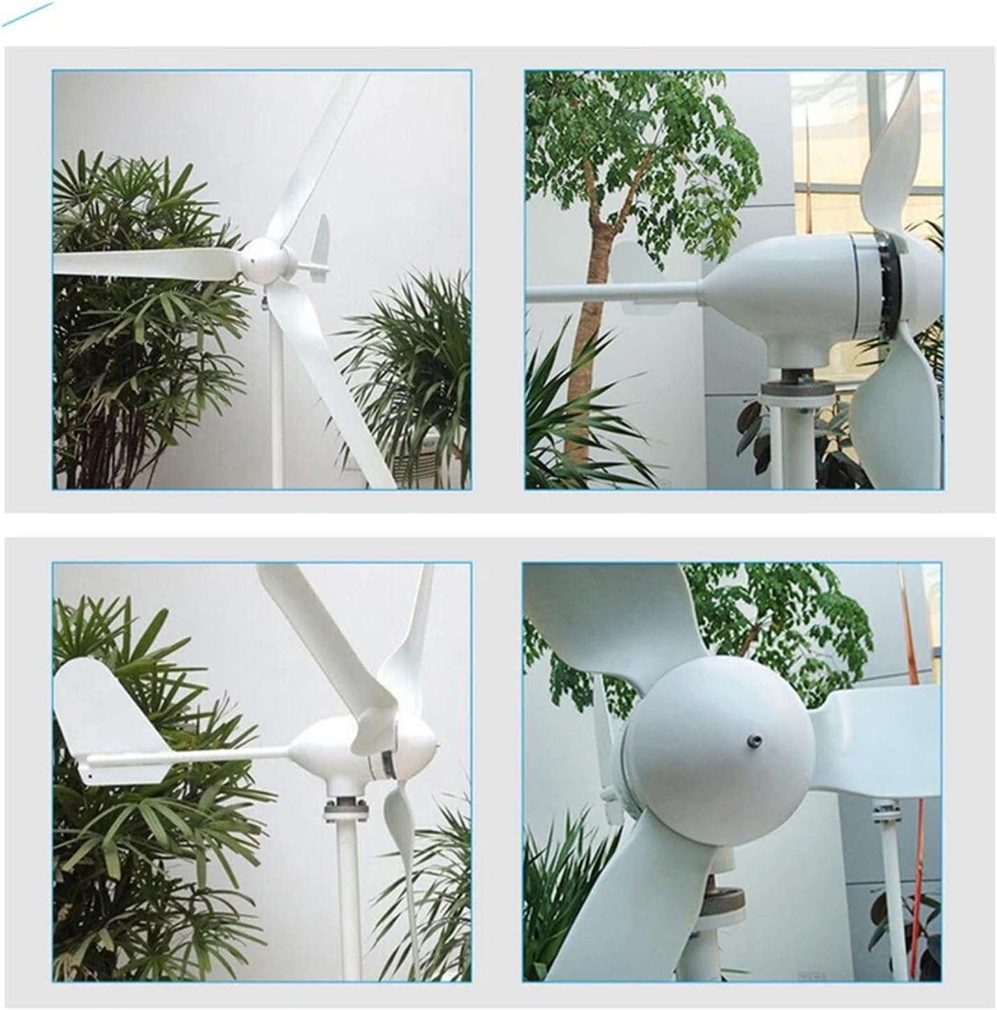 Wind Turbine Generator 10000W 5000W 8KW with MPPT Charge Controller Windmill Small Wind Generator Home Use System RV Yacht Farm Low Starting Speed for Home(with Hybrid controll,96V_15KW)