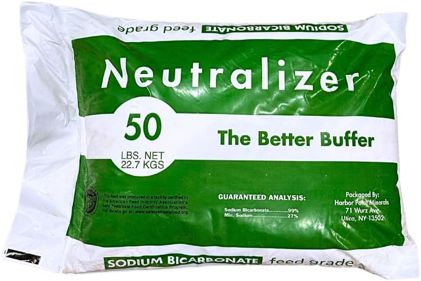 Harbor Point Minerals Baking Soda – 50 lb Bulk Sodium Bicarbonate | Feed Grade, Aluminum-Free | Natural Cleaner, Pool pH Balancer, Odor Eliminator, Farm & Home Use