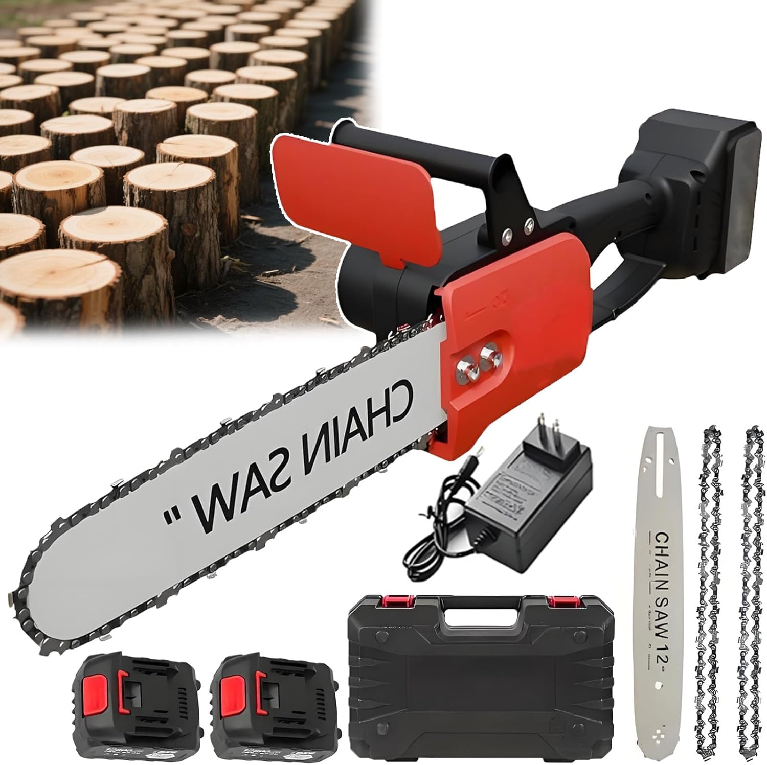 Mini Cordless Chainsaw w/ 12