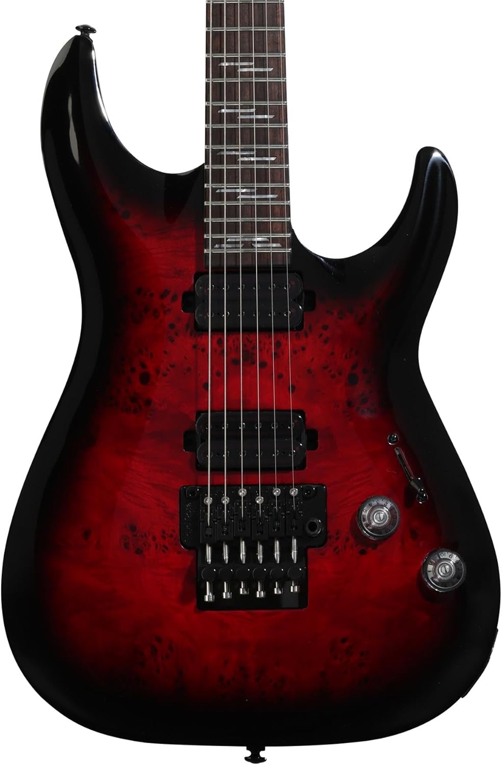 Schecter Omen Elite-6 FR Electric Guitar - Black Cherry Burst