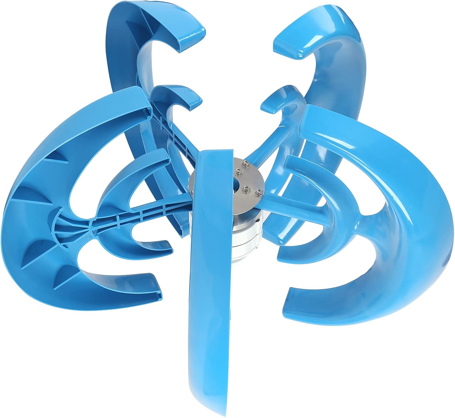 1000W-3000W Vertical Wind Turbine Generator, 5 Blades Home Use Wind Turbine Low Noise for Garden Home12v 24V 48V (with Controller)