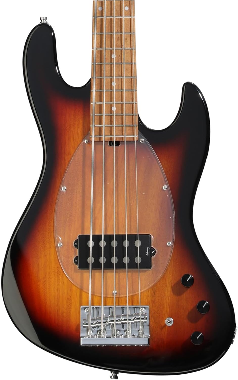 Sadowsky MetroExpress Vintage M 5-string Bass Guitar - Tobacco Sunburst, Roasted Maple Fingerboard