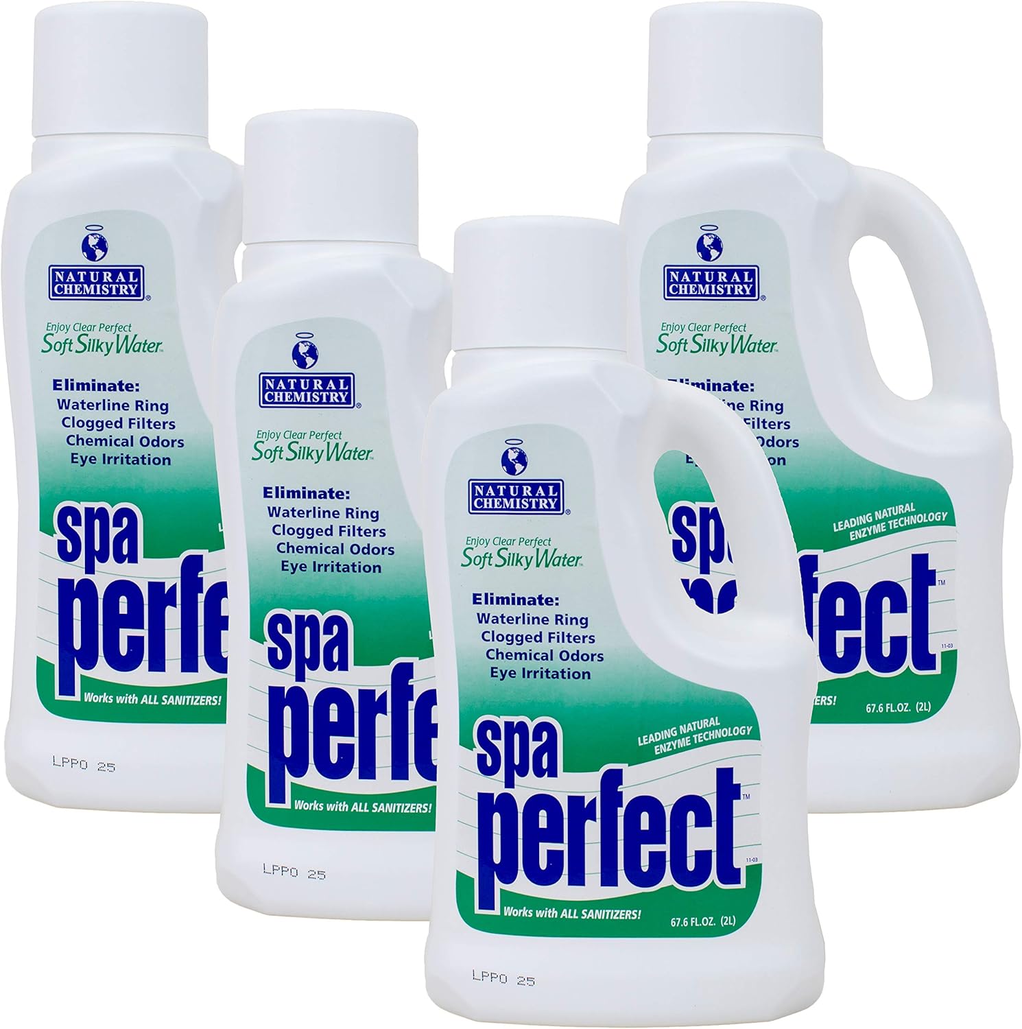 Natural Chemistry Spa Perfect Water Cleaner, 2-Liter 04131, 4 Pack