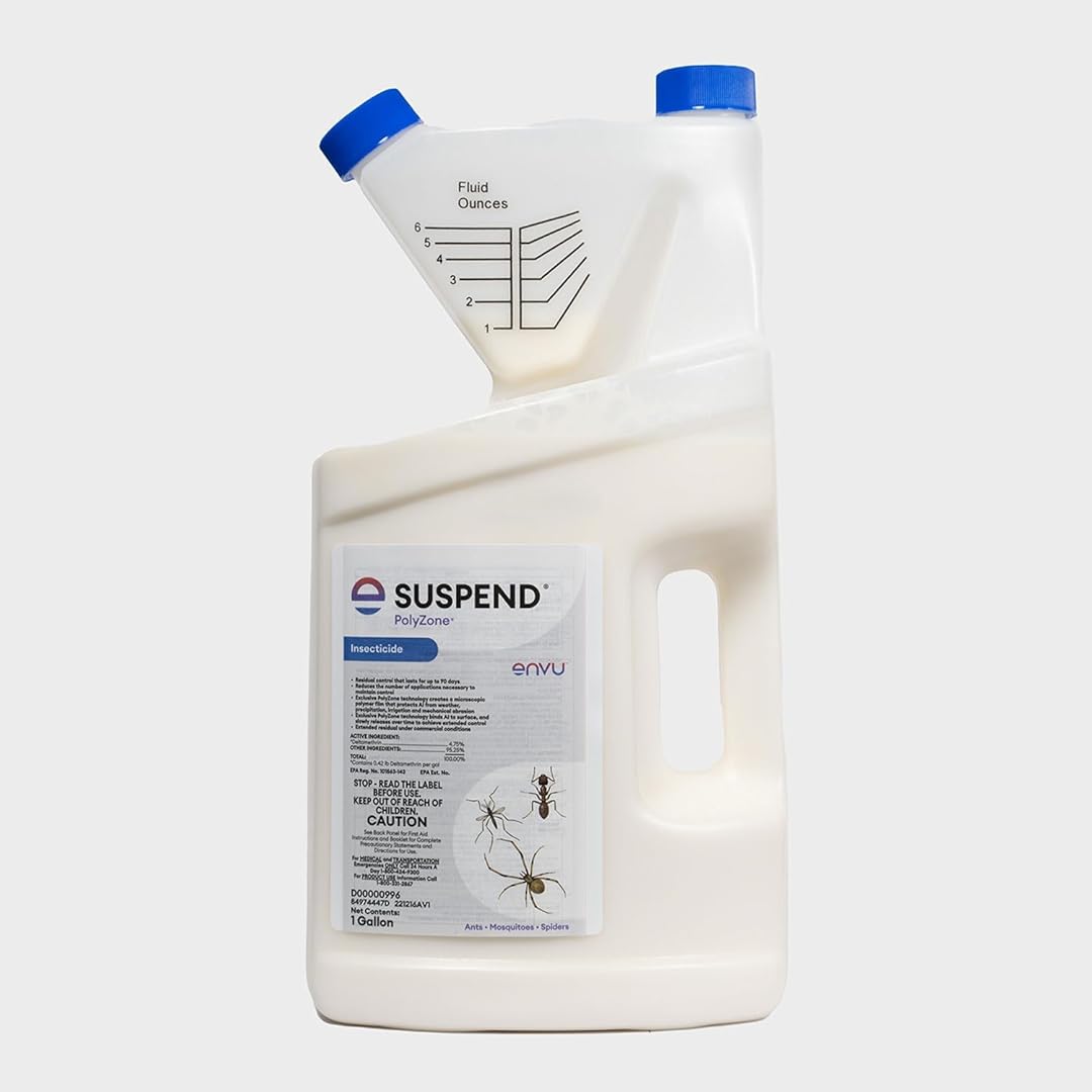 Suspend PolyZone (1 Gallon) - Long-Lasting Protection Working Up to 90 Days, Long-Lasting Control - Kills Ants, Cockroaches, Spiders, Mosquitoes, and Crawling Insects.
