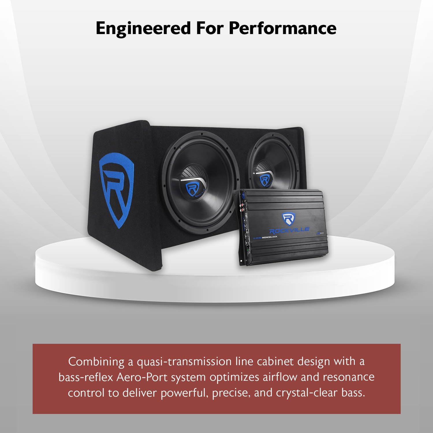 Rockville RV12.2B 1200W Dual 12