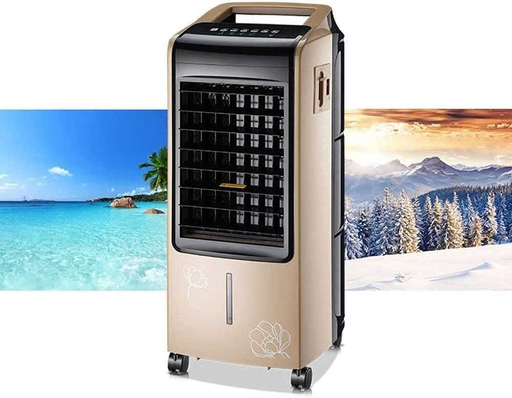 Portable Air Conditioner Cooler Air Conditioner Mobile Without Hose Household Small Water-Cooled Air Conditioning Cooling And Cooling Dual-Use Silent Refrigerator -80W