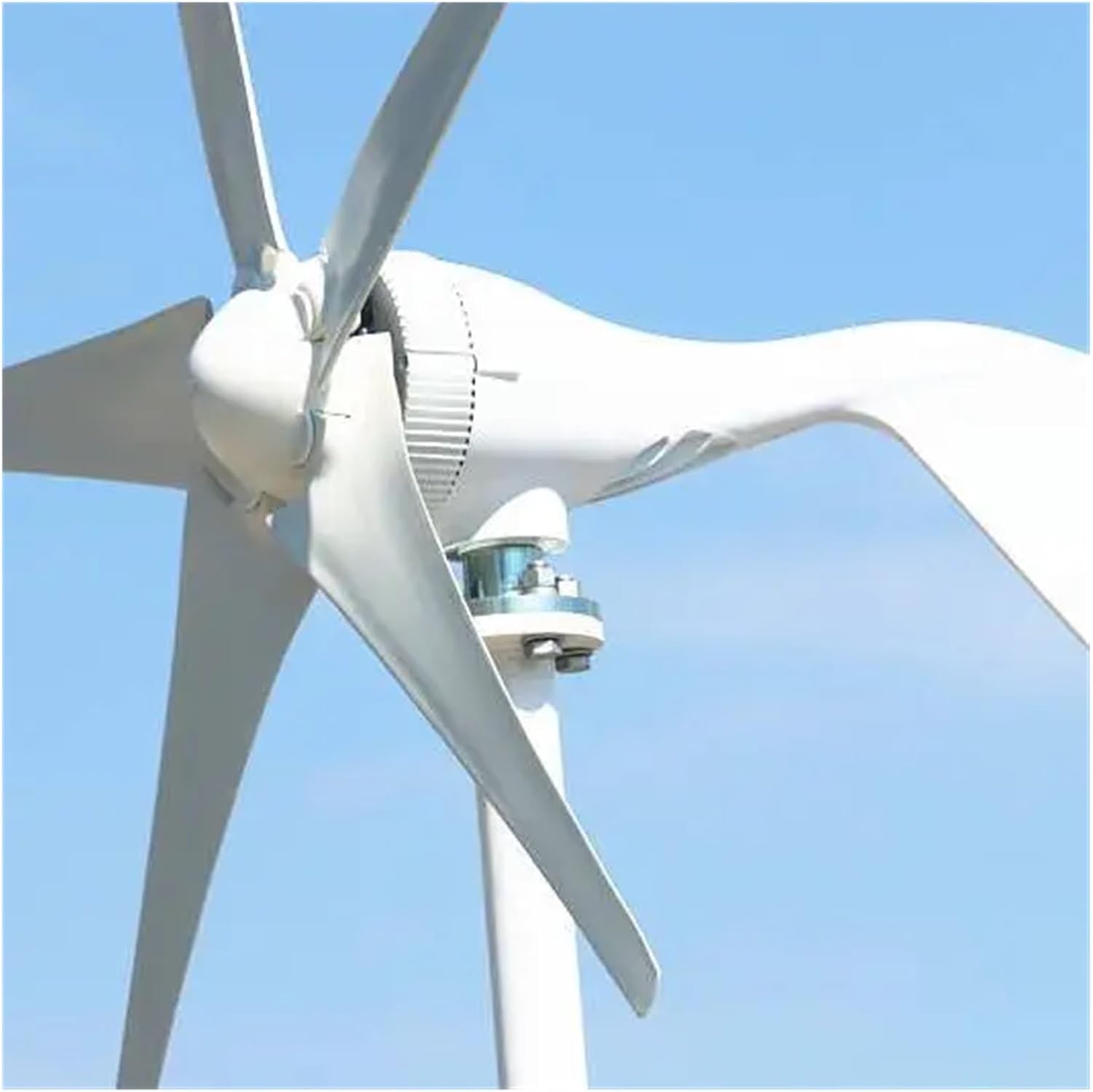 Wind Turbine Generator Kit, Wind Turbine Nerator 400w 600w 12v 24v 48V 5 Blades Small Windmills Wind Power Horizontal for Homeuse for Hybrid Solar Wind System(48V)