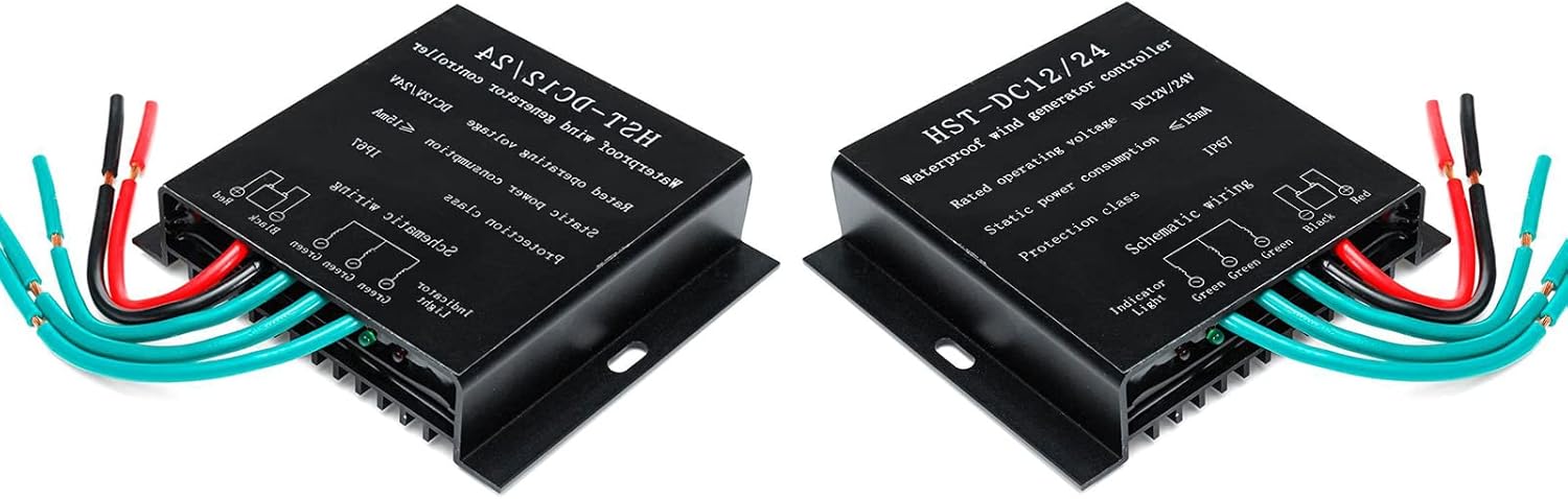 16000W Wind Charge Controller,12V/24V/48V Waterproof Wind Turbine Generator Controller Boost MPPT Wind Charge Controller for Wind Generator