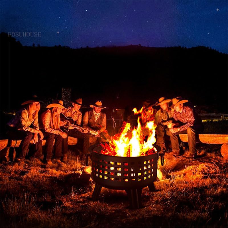 Outdoor Fireplaces Fire Pit Furniture Outdoor Brazier Household Smokeless Bonfire Garden Courtyard Barbecue Grill Fire Pits
