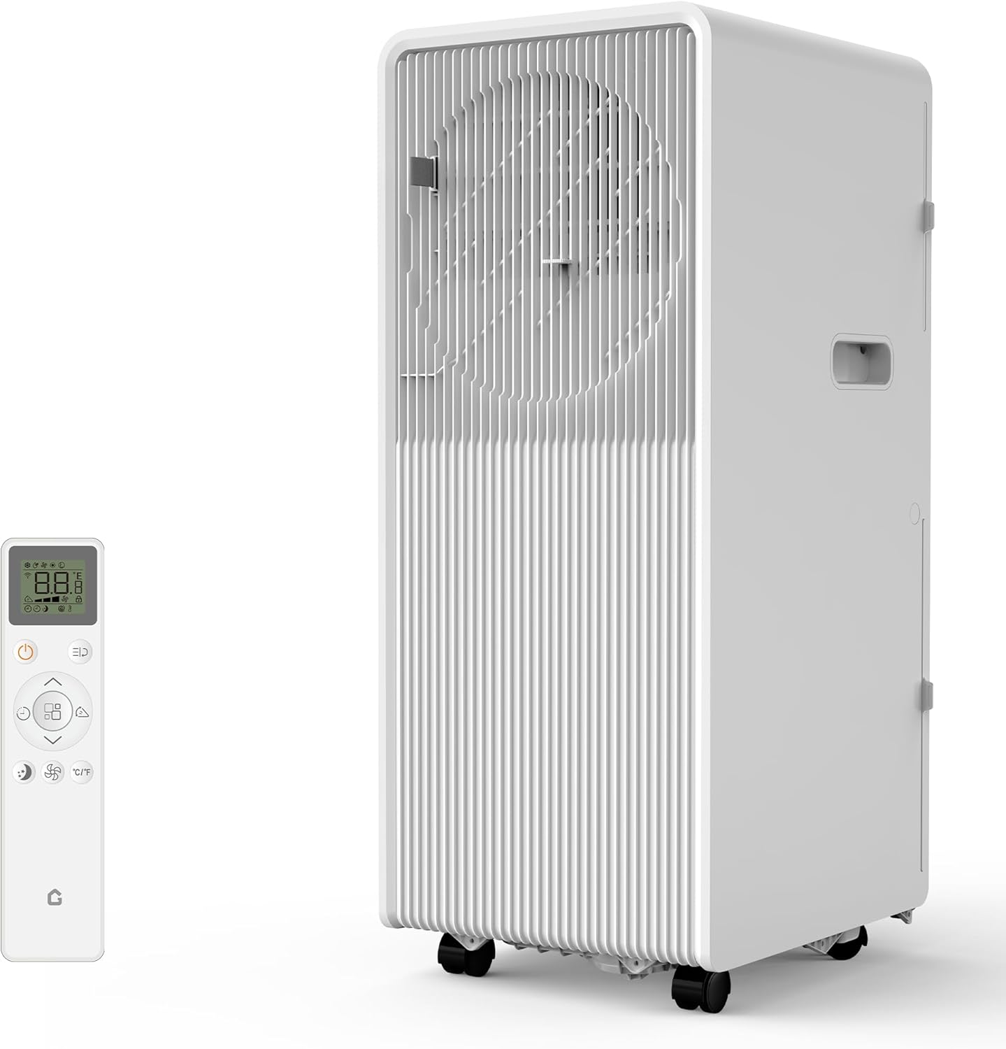Garvee 8,000 BTU Portable Air Conditioners, 3 in-1 AC Unit for Bedroom250-350 Sq.Ft, Energy Efficient Quiet Air Conditioner with Cool, Fan, Dehumidifier, Sleep Mode, 24H Timer, White