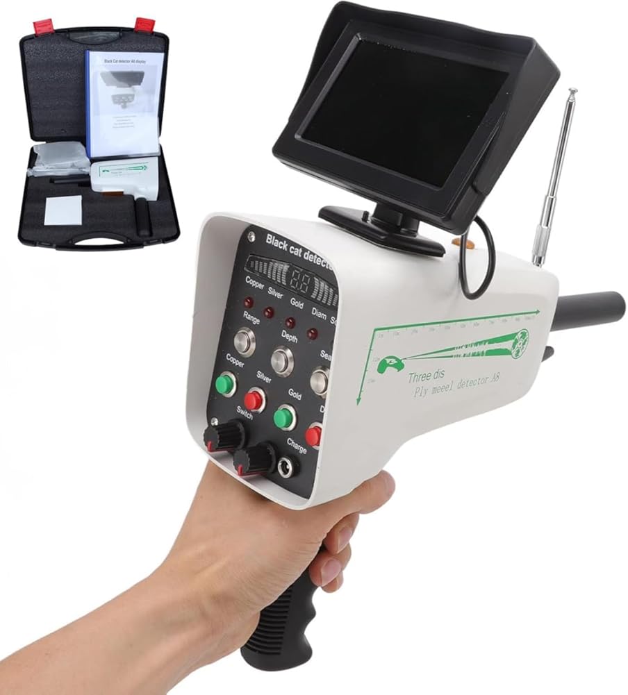 Professional Underground Metal Detector with High Accuracy for Gold Silver Copper Detection, Ideal for Treasure Hunting