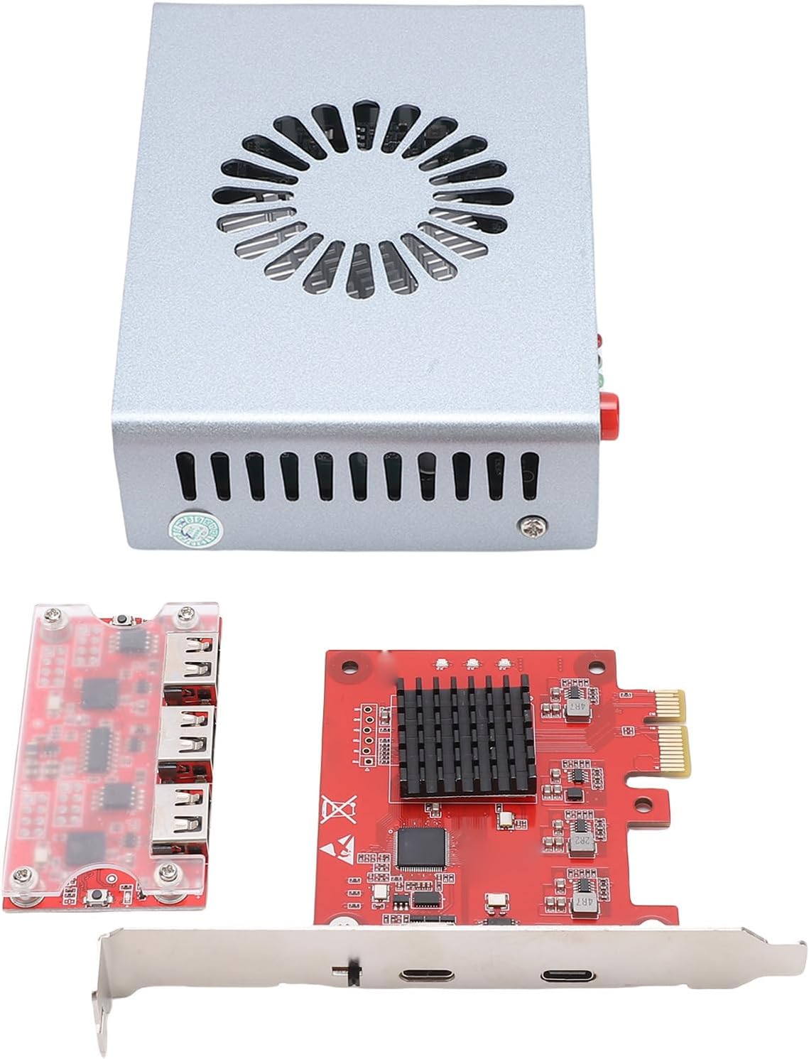 Yunseity HDMI Synthesizer, DMA Fuser Combiner Display Overlay Adapter, Dual Signal Input HD Multimedia Interface Synthesizer Hardware Kit for Financial Trading Rooms