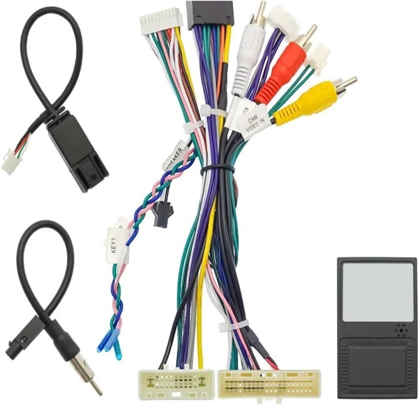 16 PIN Wiring HARNESS CANBUS Decoder BOX Compatible For Renault Arkana 2019+, Kaptur 2020+ Cars WITH Monitor 360 CAMERA And Amplifier