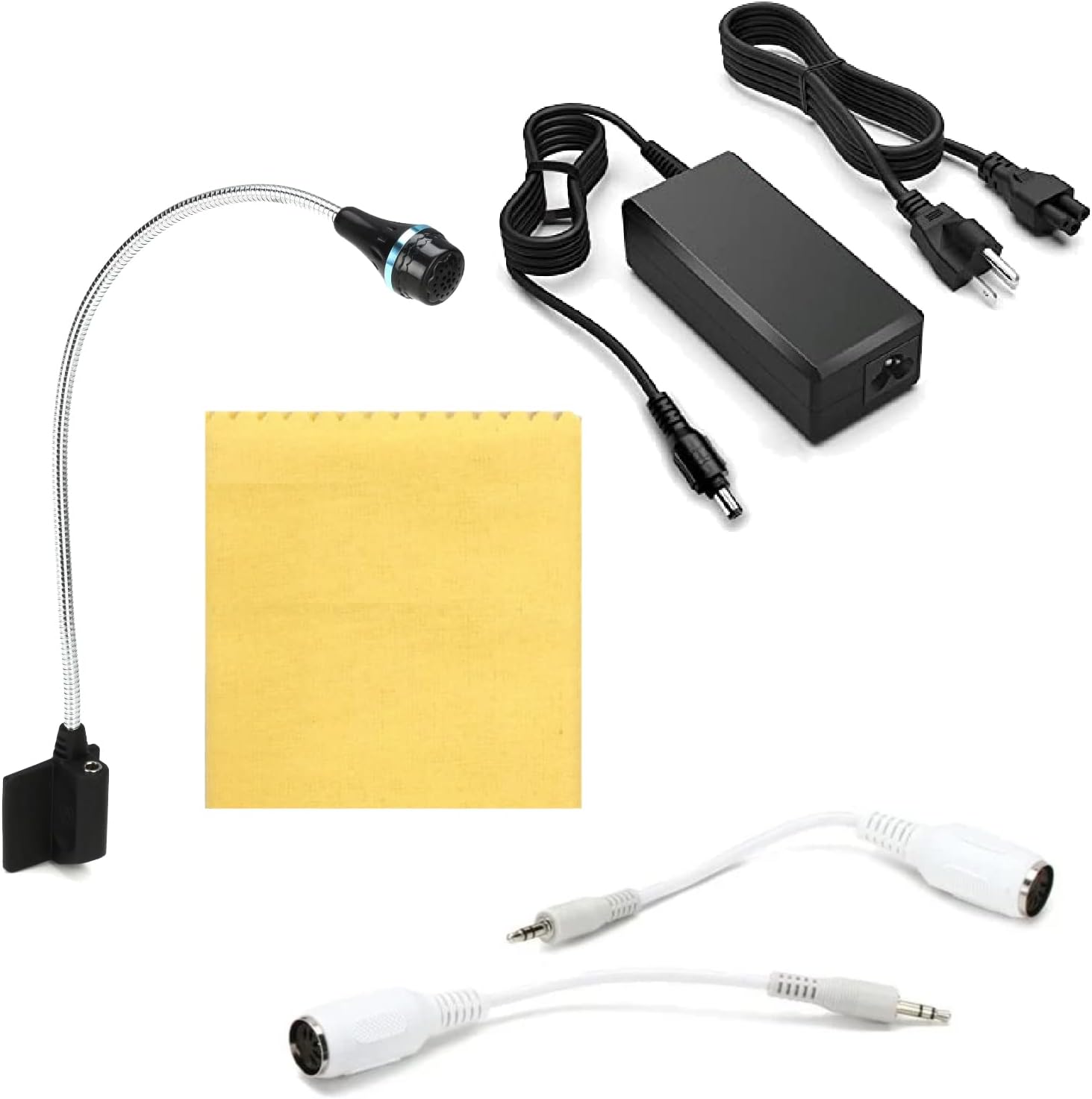 Arturia MICROFREAK Synthesizer Vocoder Keyboard BUNDLE with Arturia Gooseneck Mic, 6ft Pig Hog MIDI Cable, Power Adapter, 2X MIDI Adapters & Polishing Cloth - Vocoder, Analog Synth, & Synthesizer