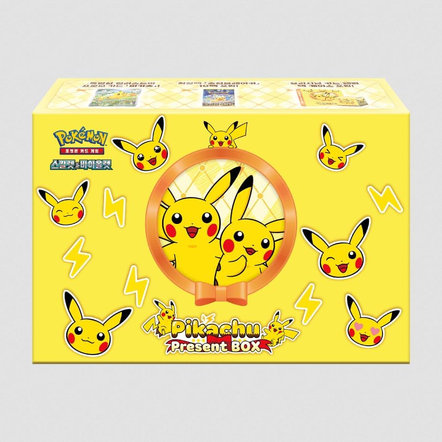 Pokemon TCG: Scarlet and Violet Pikachu Present Box (Korean Version)