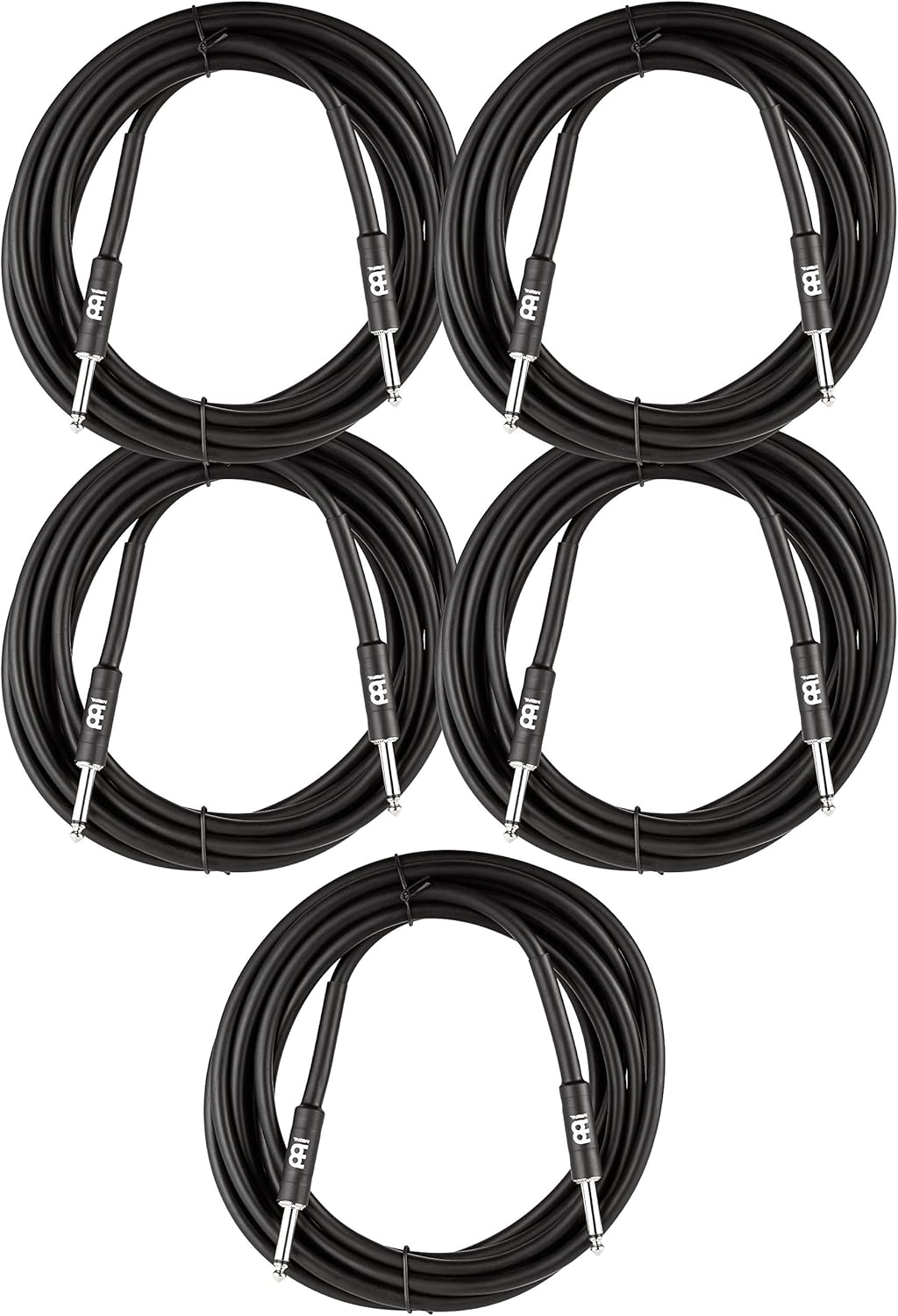 Meinl Percussion Cocktail Cajon Instrument Cable Set with Varying Lenghts — 8 mm with 1/4