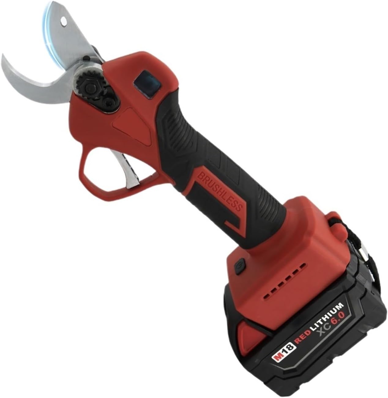 18V Battery LED Display Brushless Electric Pruning Shears 30mm Cordless Scissors Shear Fruit Tree Garden Tool Bonsai