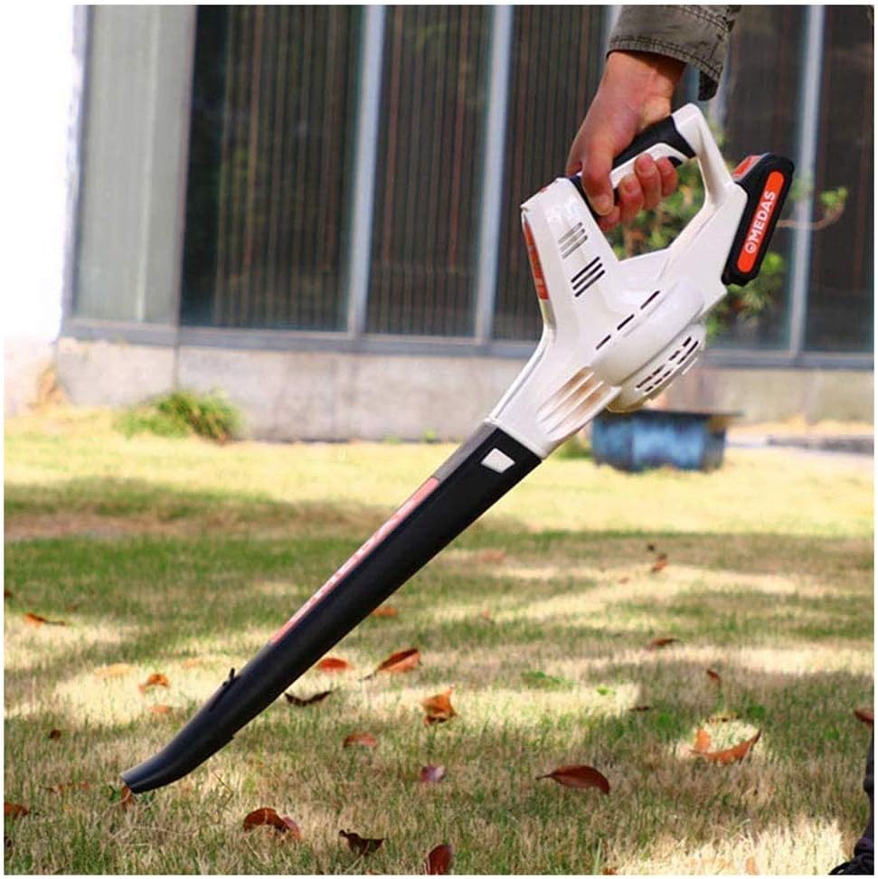 Blowers Convenient Cordless Leaf Blower, with Rechargeable 20V Lithium-Ion Battery Lightweight & Portable for Clear Leaves and Debris from Garden Driveway Patio TDF (Clear Battery*1)