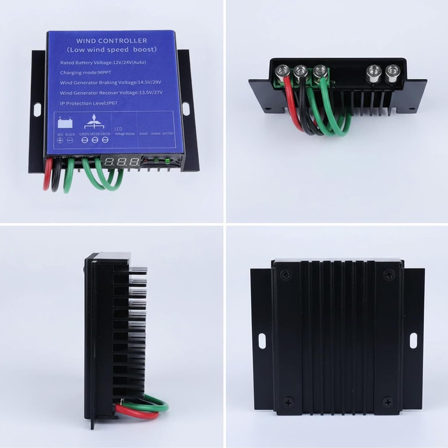 16000W Wind Turbine Charge Controller 12V 24V AUTO 48V IP67 Water Proof Regulator for 100W-16000W Small Windmill Generator