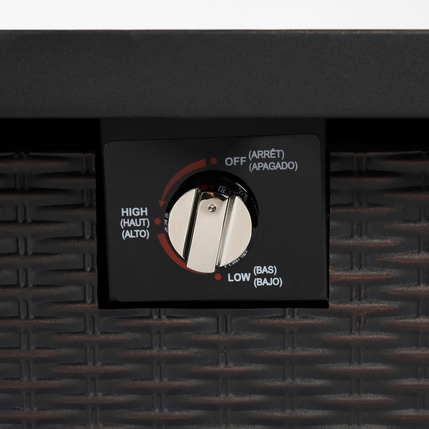 Penau 28inch Square Fire Pit Table, Steel Gas Fire Pit Table with Lid, 40000 BTU Heat Output, Durable Steel Construction, Outdoor Propane Fire Table