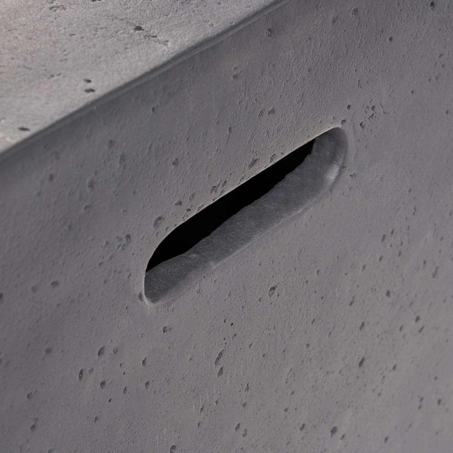 Great Deal Furniture Outdoor 4 Seater Chat Set with Fire Pit, Gray Finish, Light Gray, and Dark Gray