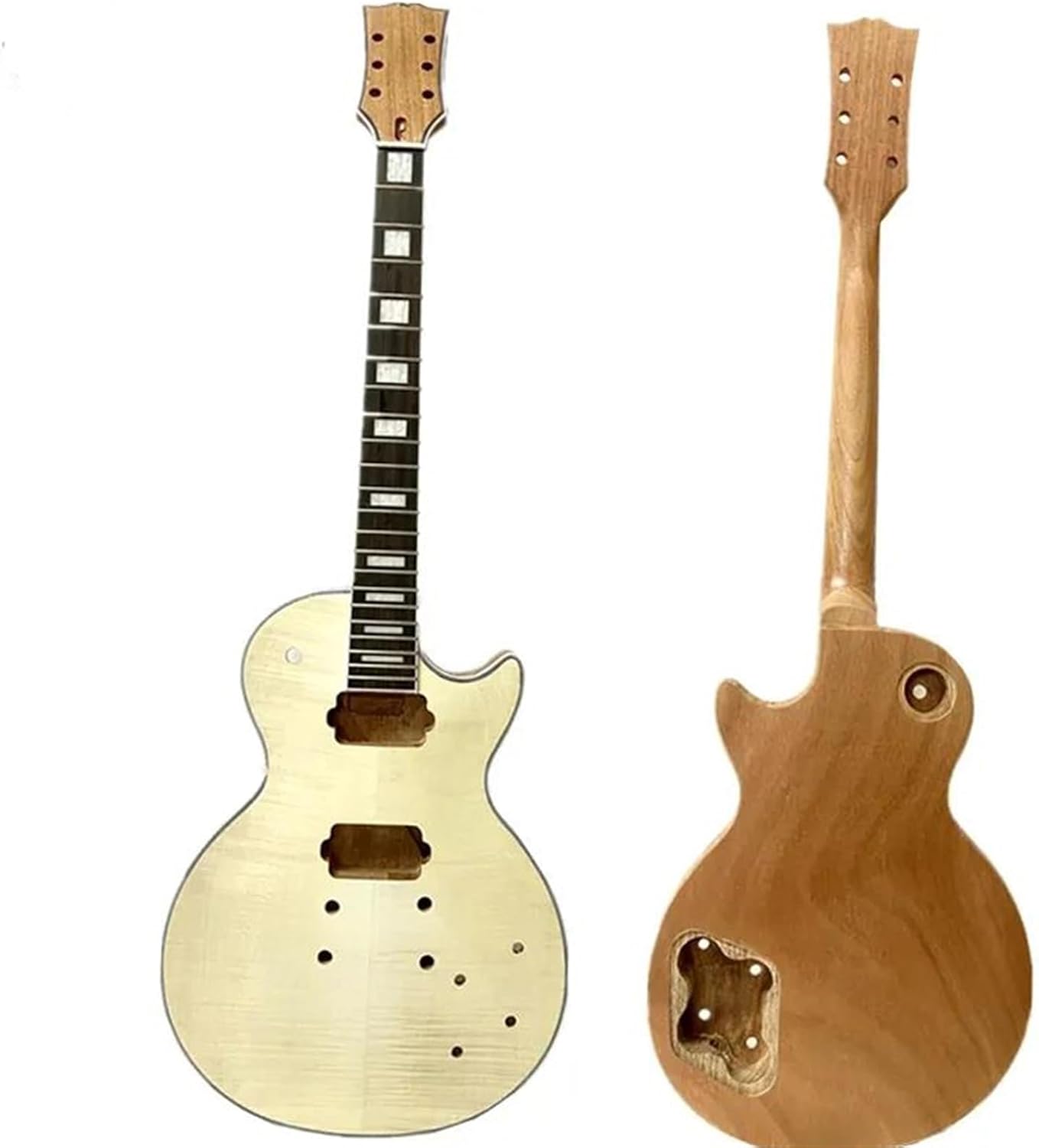Guitar Body Guitar Replacement Parts 1 Set DIY Electric Guitar for LP Style Guitar Mahogany Body Unfinished Electric Guitar