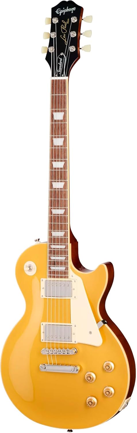 Epiphone Inspired by Gibson Les Paul Standard 50s, Gold Top with Bag
