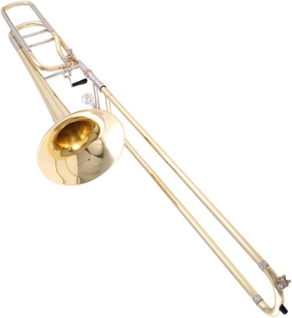 Adult Trombone Instrument Golden Tenor Trombone Transposed B/F Key Professional Practice Instrument(3)