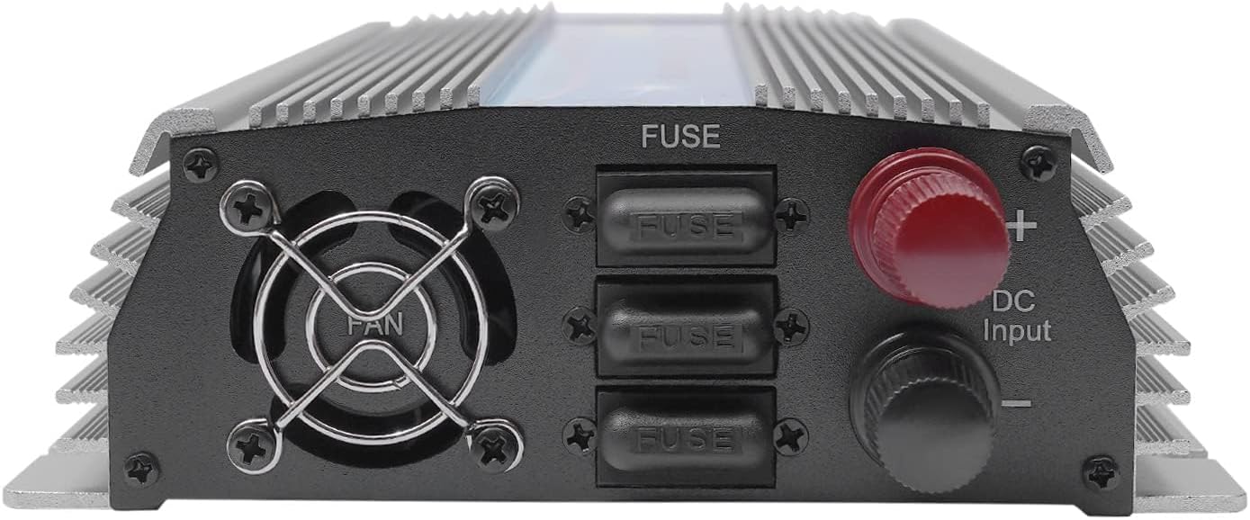 Grid Tie Inverter 1000W, Solar Grid Tie Inverter, 10.6x6.5x2.1 Inch, 110V MPPT, Aluminum Alloy GTI1000W with CE/RoHS Certification