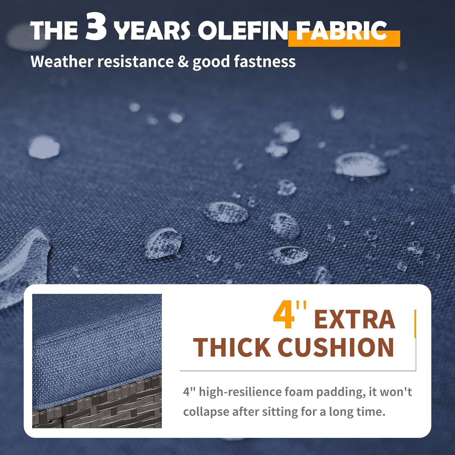 UDPATIO Patio Furniture Set with 44