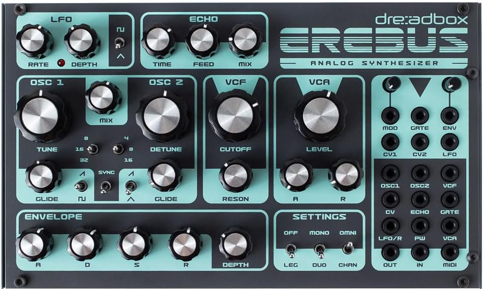 Dreadbox Erebus Reissue Semimodular Paraphonic Analog Synthesizer
