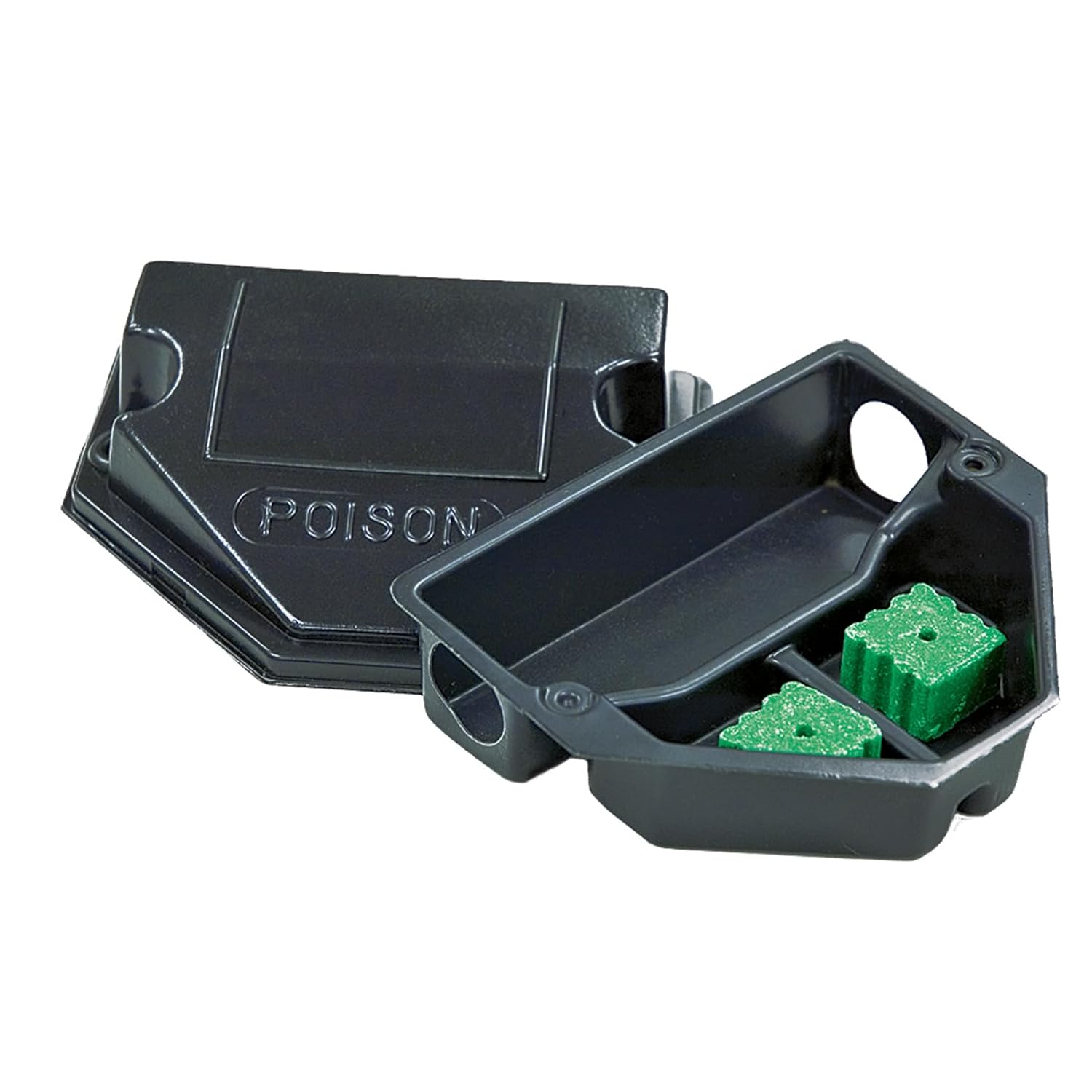 Mouse Size Plastic Bait Station (Angled) – Tamper-Resistant Rodent Bait Box for Indoor & Outdoor Mouse Control