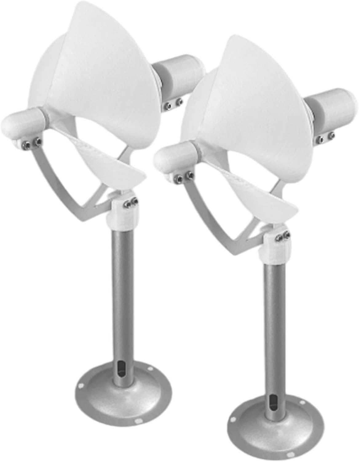 10W DIY Micro Spiral Wind Turbine Generator with LED Light Vertical Axis Wind Turbine Generator Model Permanent Magnet Generator Model Breeze Start Generator(2pcs)