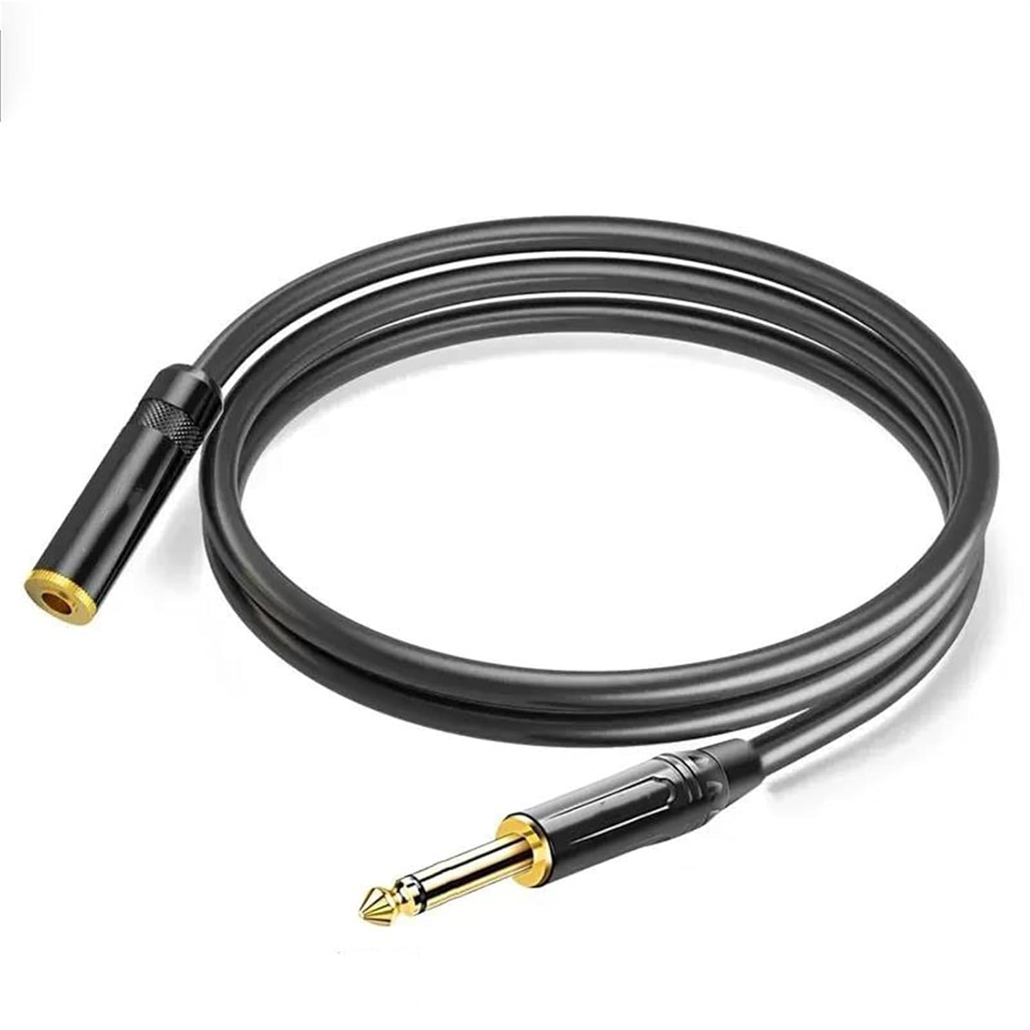 Guitar Audio Cable 6.35mm to 3.5mm Headphone Adapter 1/4 Inch Male to 3.5mm Female Stereo Extension Cable(TS,10m)
