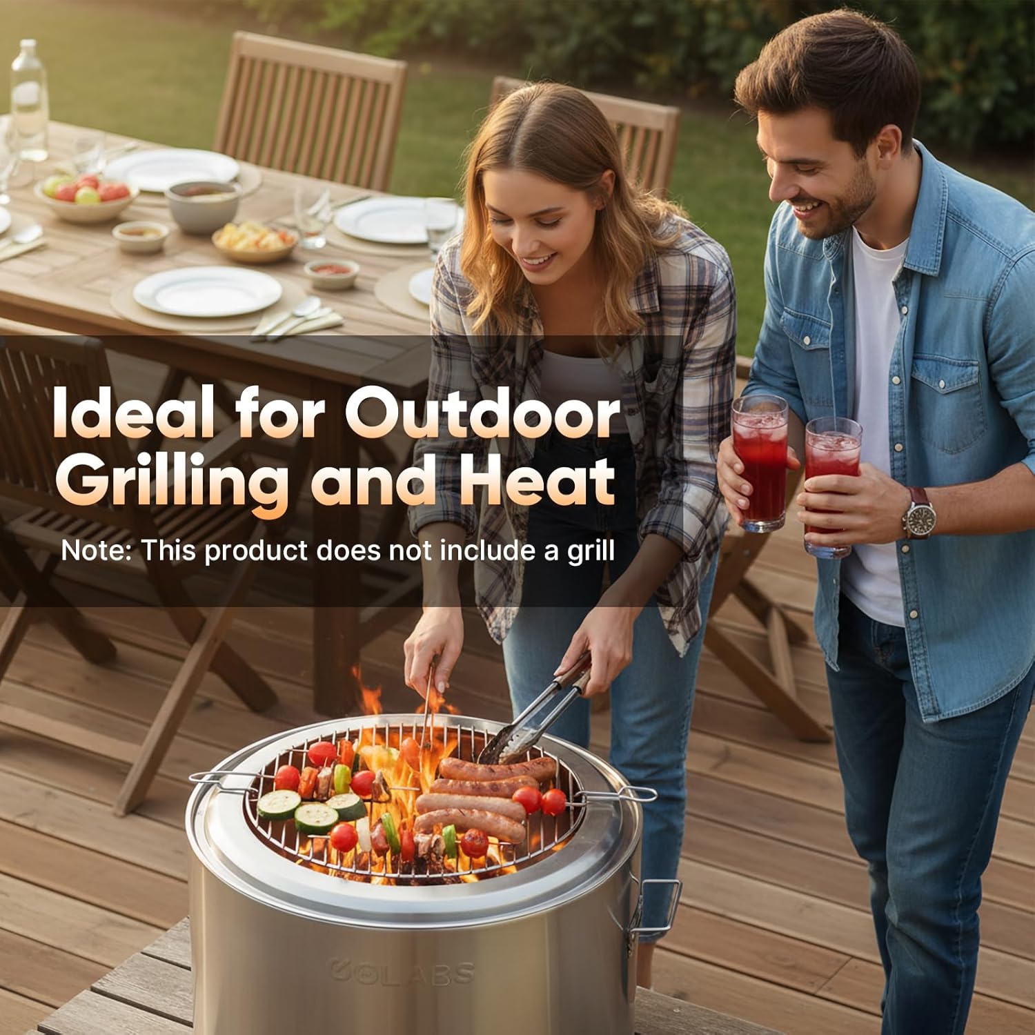 Golabs Smokeless Fire Pit 19.5