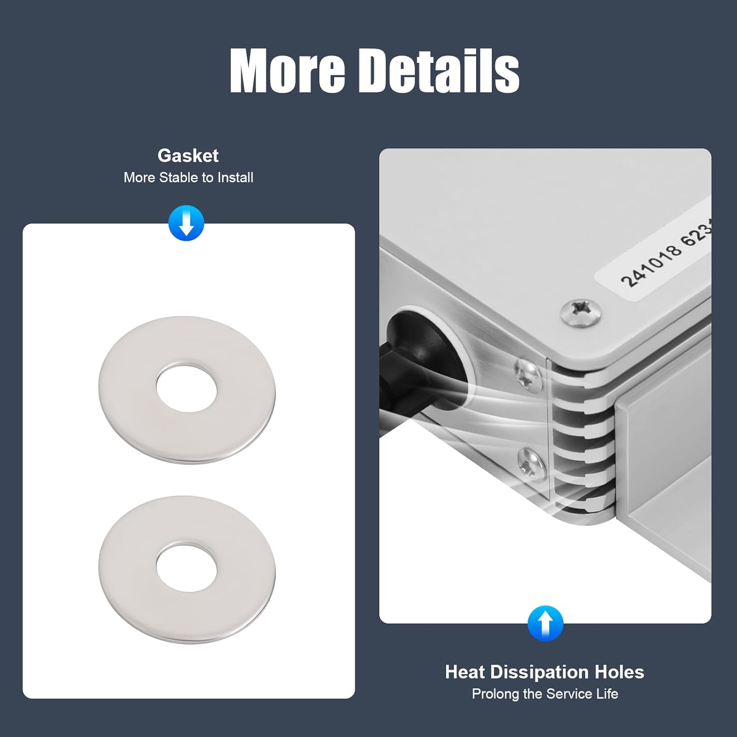 1200W Solar Grid Tie Micro Inverter, Waterproof IP65 Micro Inverter with AC Data Monitoring Display LCD Screen Pure Sine Wave Inverters for 30V/36V Solar Panels 8.27x14.72x1.57 inch