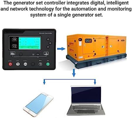 Generator Set Controller HQM6110U Control Panel Module 0.5‑70V Start Stop Automatic Detection for Single Generator