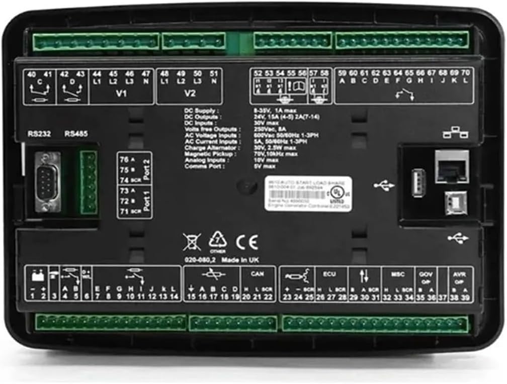 8610 MKII Generator Synchronization Control Panel, Automatic Start and Load Sharing Controller Module