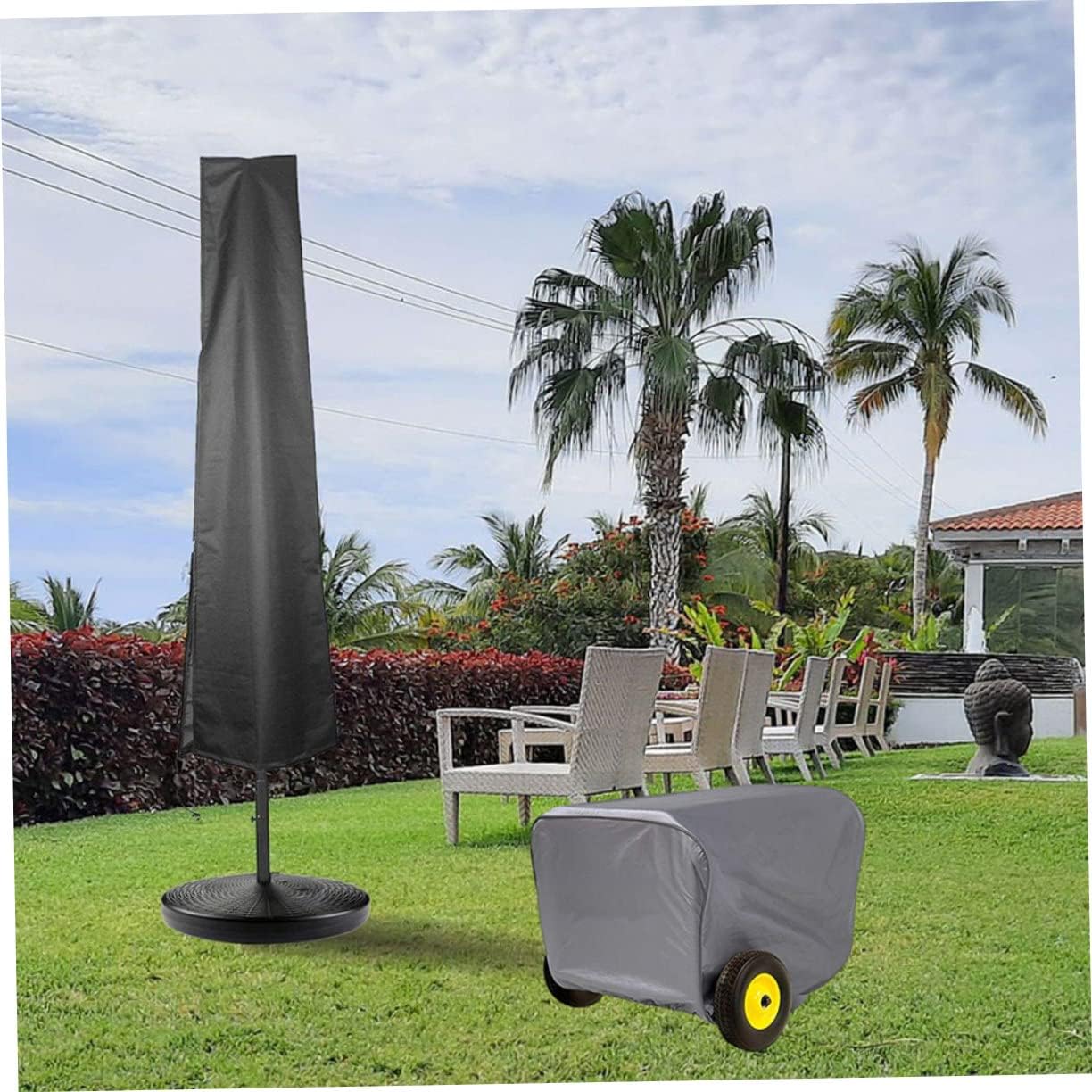 Happyyami 5pcs Motor Cover Home Generators for Home Use Portable Generator Cover Generator Shed Snow Small Generator Protective Cover for Generator Protector Weather Resistance Oxford Cloth