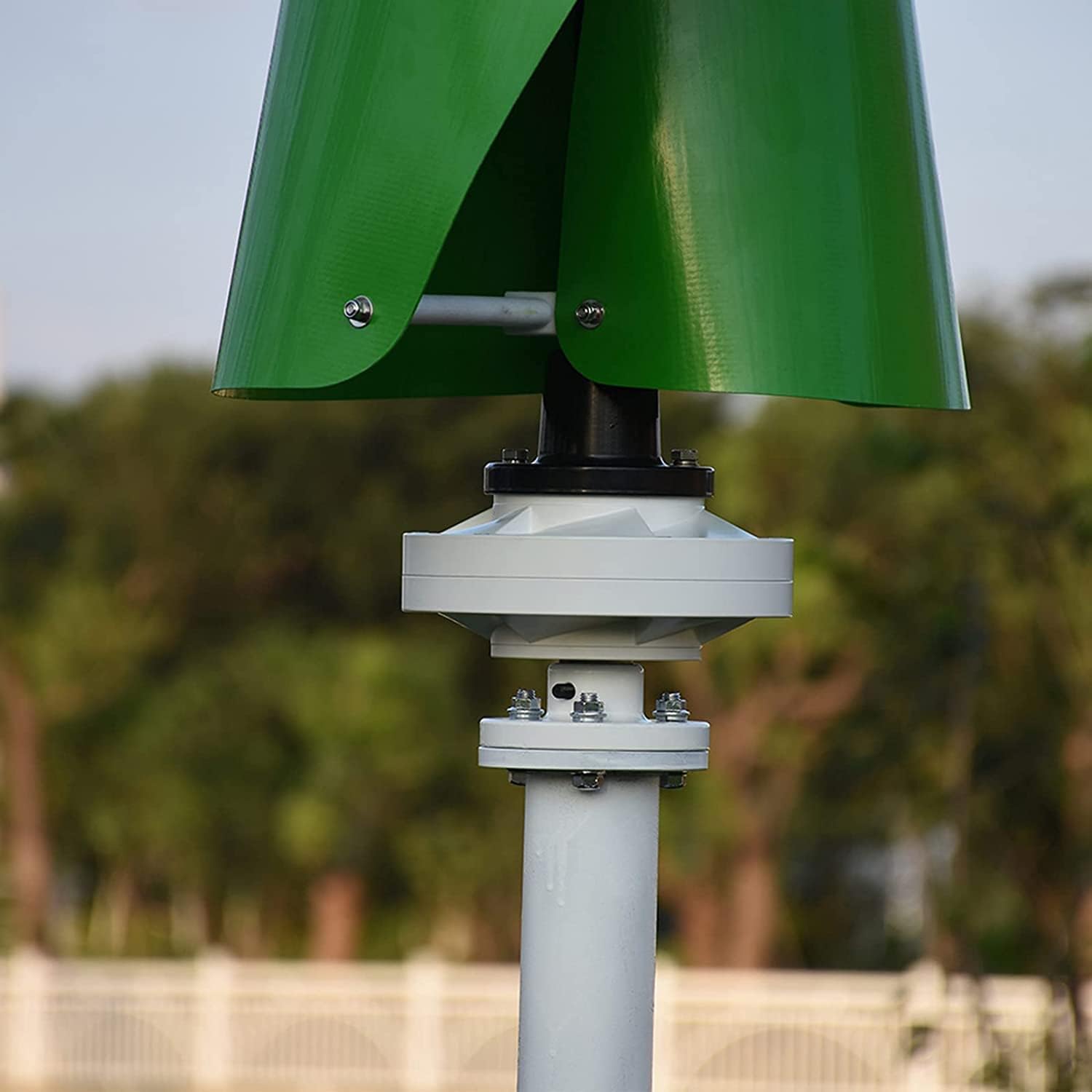 LiuSj JUnSt Spiral Wind Power Turbine Generator, 6000W 12V/24V/48V Vertical Magnetic Levitation Axis Wind Turbine Generator for Outdoor Garden