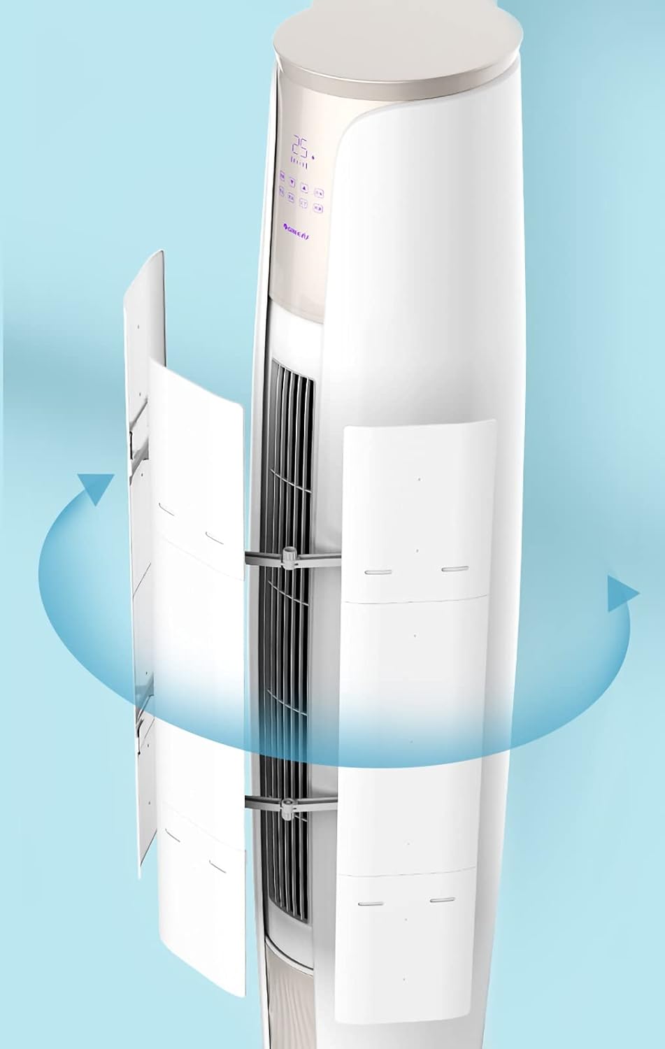 Air Conditioning r Household Items Vertical Cylindl Air Conditioner r, Cool and Windless Universal Cabinet Air Conditioner Hood Guide Air, Office Air Conditioning Angle Adjust