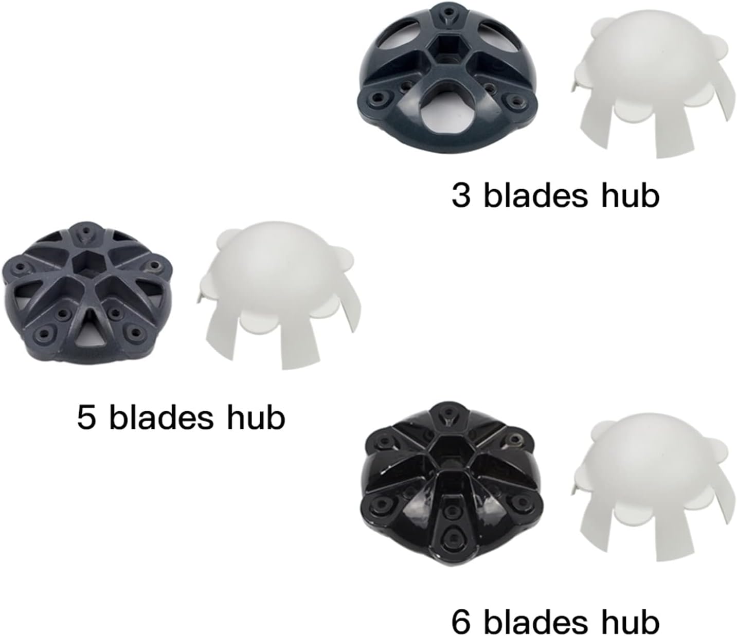 6 Blades Wind Turbine Hub and Cover Horizontal Wind Turbine DIY Wind Turbine Parts Hub and Cover Small Windmill Accessories