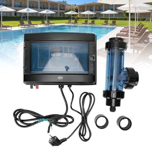 X15CL Swimming Pool Chlorinator System with Water Flow Sensor, 10/15/20/30/50 G/H Salt Chlorine Generator for Home Pools, Efficient & Reliable Pool Maintenance
