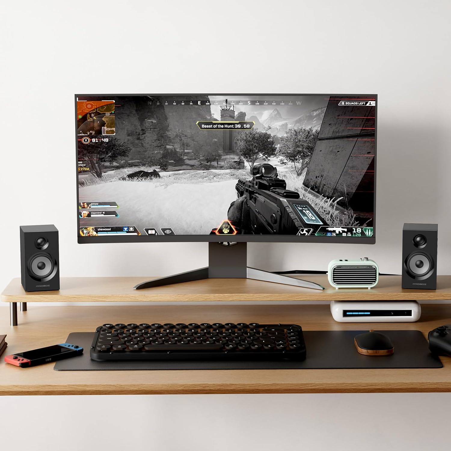 BT16 HiFi Bookshelf Speakers 3.5