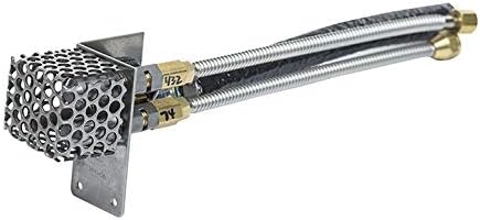 COOKE Fire by Design AWEIS Commercial Grade Mini – Natural Gas, 12VAC All-Weather Electronic Ignition System, 125K BTU, Stainless Steel, Outdoor Fire Pits