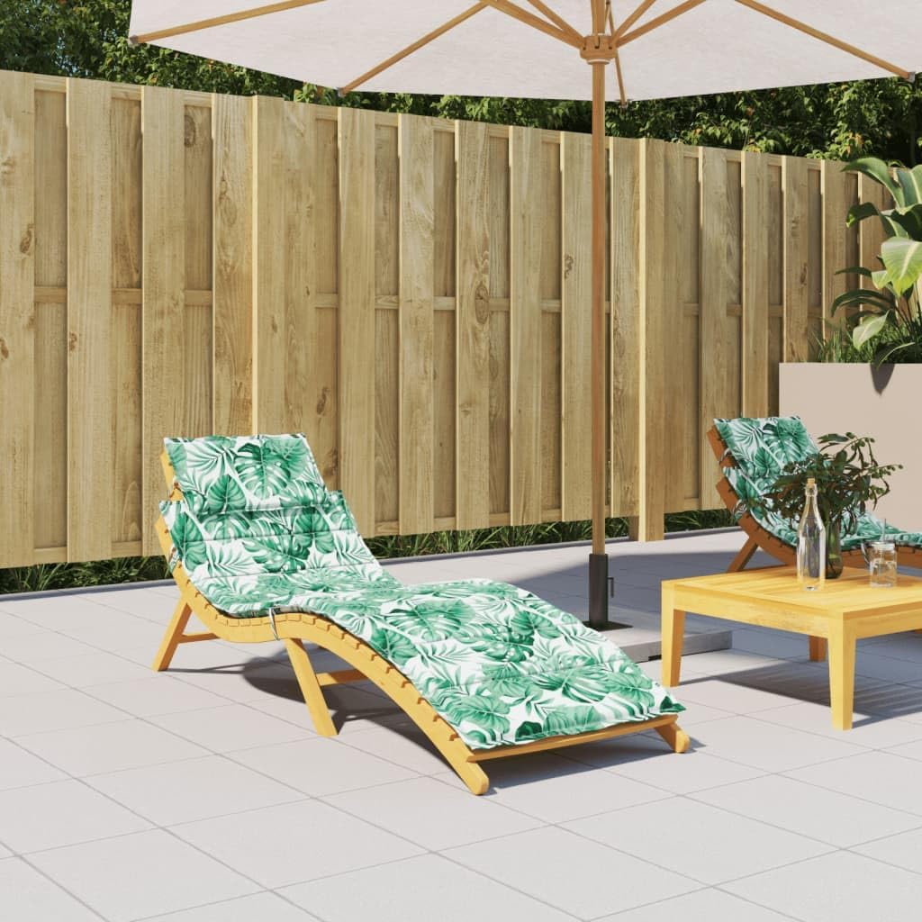 Sun Lounger Cushion Leaf Pattern Oxford Fabric,Premier Outdoor Cushion: Enhance Comfort and Style for Your Patio Patio Furniture Decor, Furniture Accessories