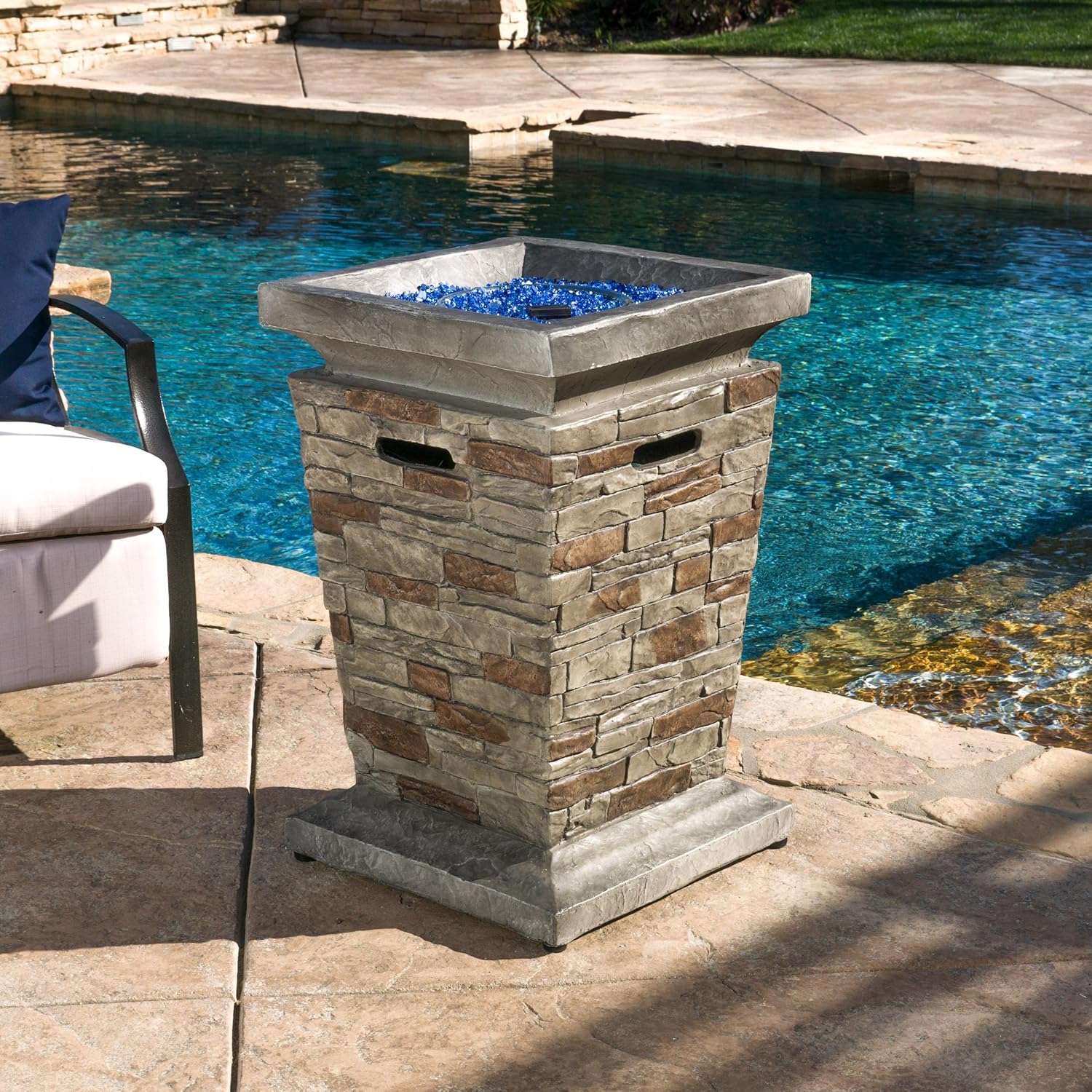 Propane Fire Pit Table, 19.5